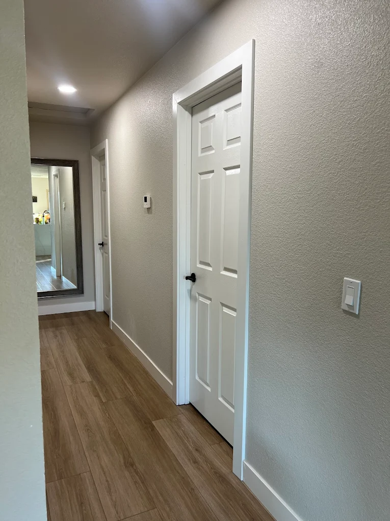 Interior hallway and doors