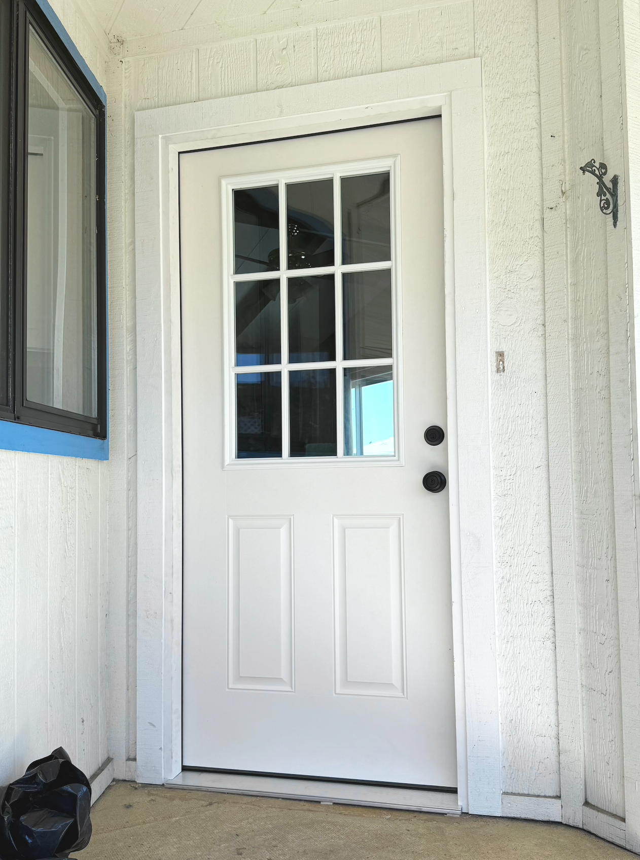 Exterior door installation